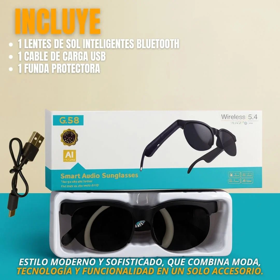 Gafas Smart – Audio y Estilo en un Solo Accesorio