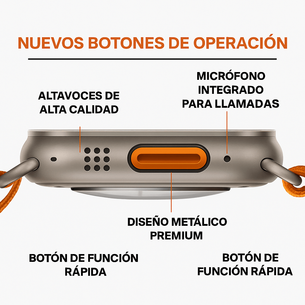 RELOJ INTELIGENTE - TEN UN MINI CELULAR EN TU MUÑECA + FUNCIONES EXCLUSIVAS