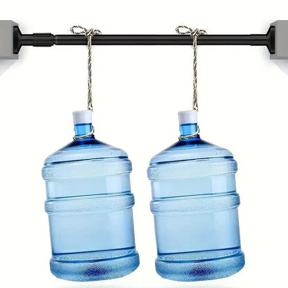 StrongFit – Barra Retráctil Multiusos Segura Y Súper Resistente
